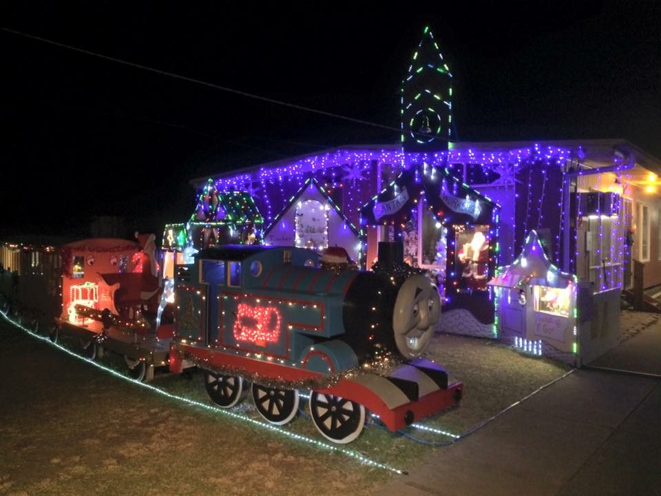 Thomas the Tank Engine Christmas lights