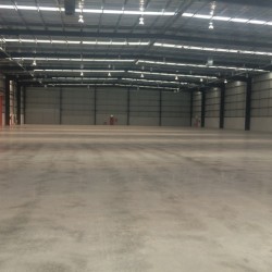 empty storage warehouse