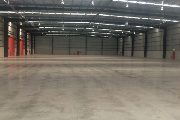 empty storage warehouse