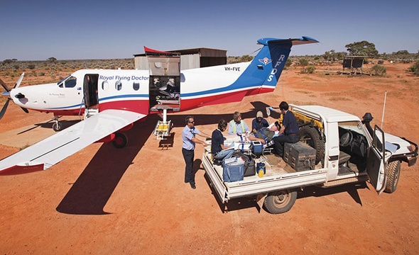 rural plane patient transfer