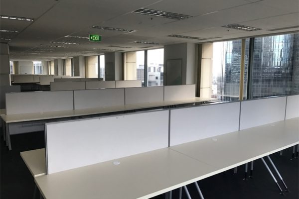 office workstations straight office furniture rental 459 Collins Street