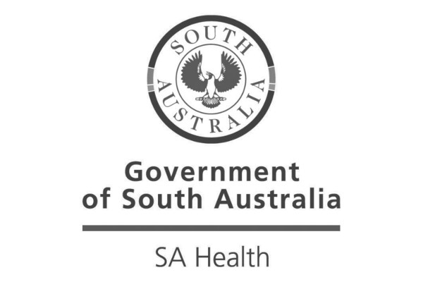 SA health logo desaturated