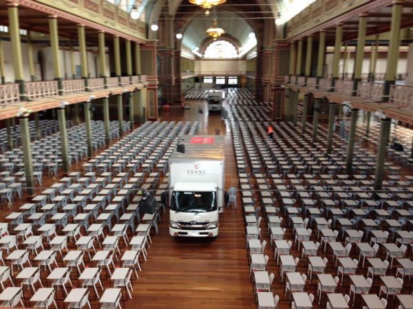 university of melbourne exam desks