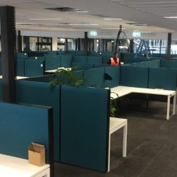 university office workstations