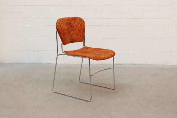 Perry Stack Chair Orange3