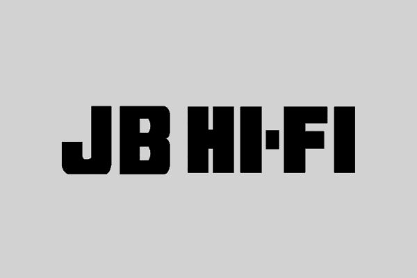 JBHIFI logo desaturated