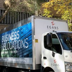 Egans office relocation truck