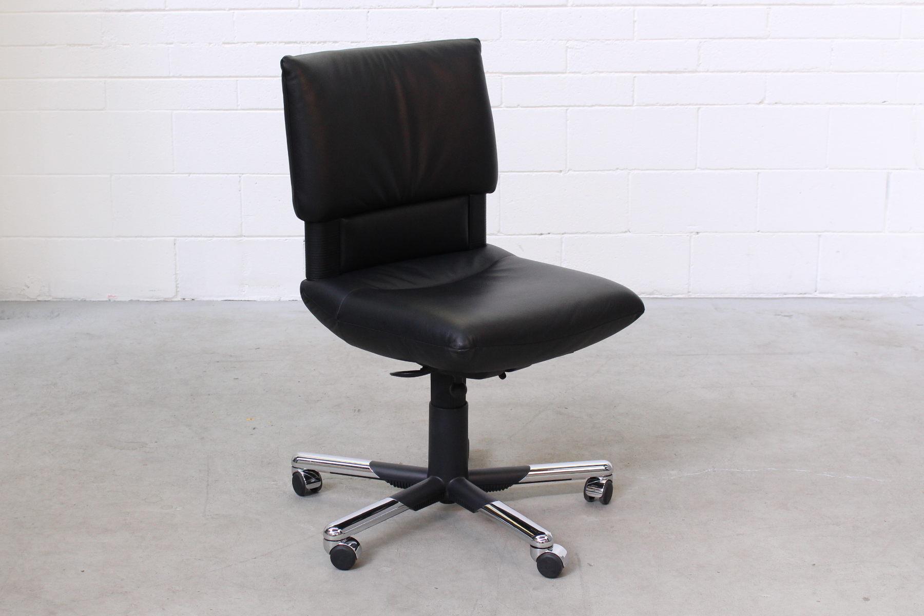 DC061-1 Figura Task Chair by Vitra - Black Leather - Egans | Office  Relocations | Sustainable Office Workstations and Furniture